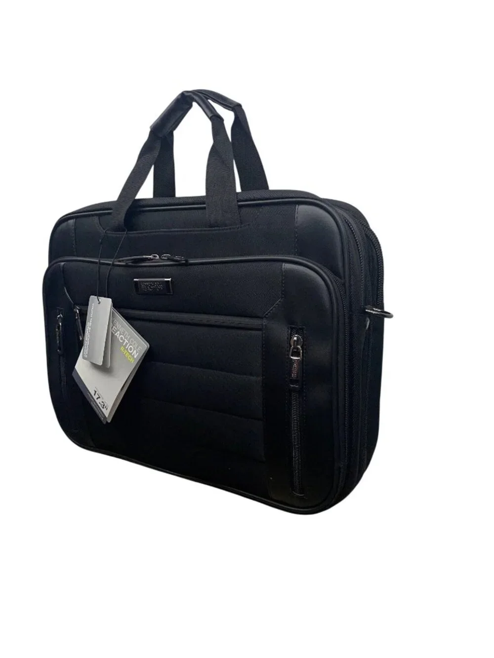 Kenneth Cole Reaction Men’s Black Nylon R-Tech 17.3” Laptop Business Case